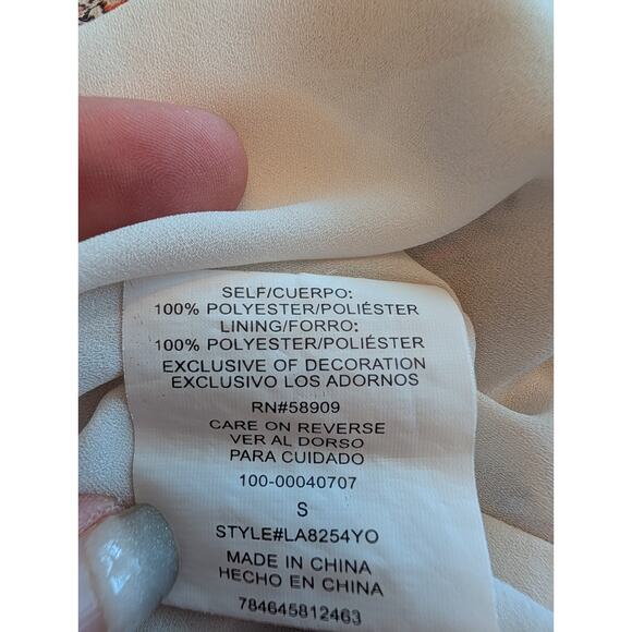 Gibson Latimer Women's Floral Cottage Midi Bell Sleeve Dress Size‎ Small Boho - Picture 7 of 9